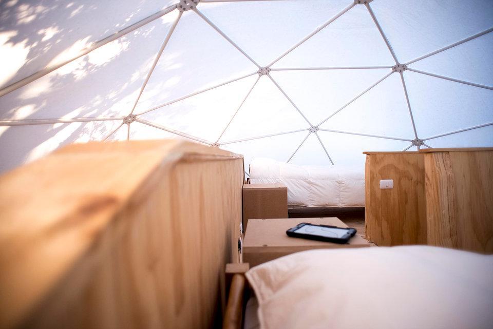 Glamping Domos Treepod Hotel Las Trancas Buitenkant foto